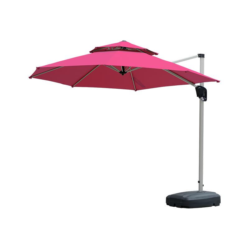 Aluminum Pole Roman Umbrella Outdoor Sunshade Parasol